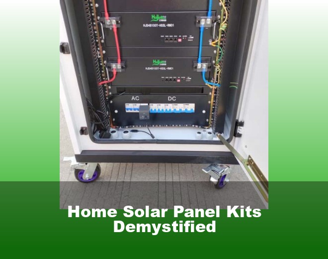 Home Solar Panel Kits Demystified